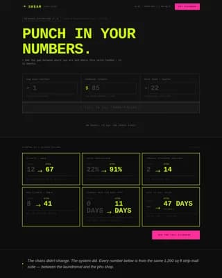 Hair Salon Cost Calculator Website Template