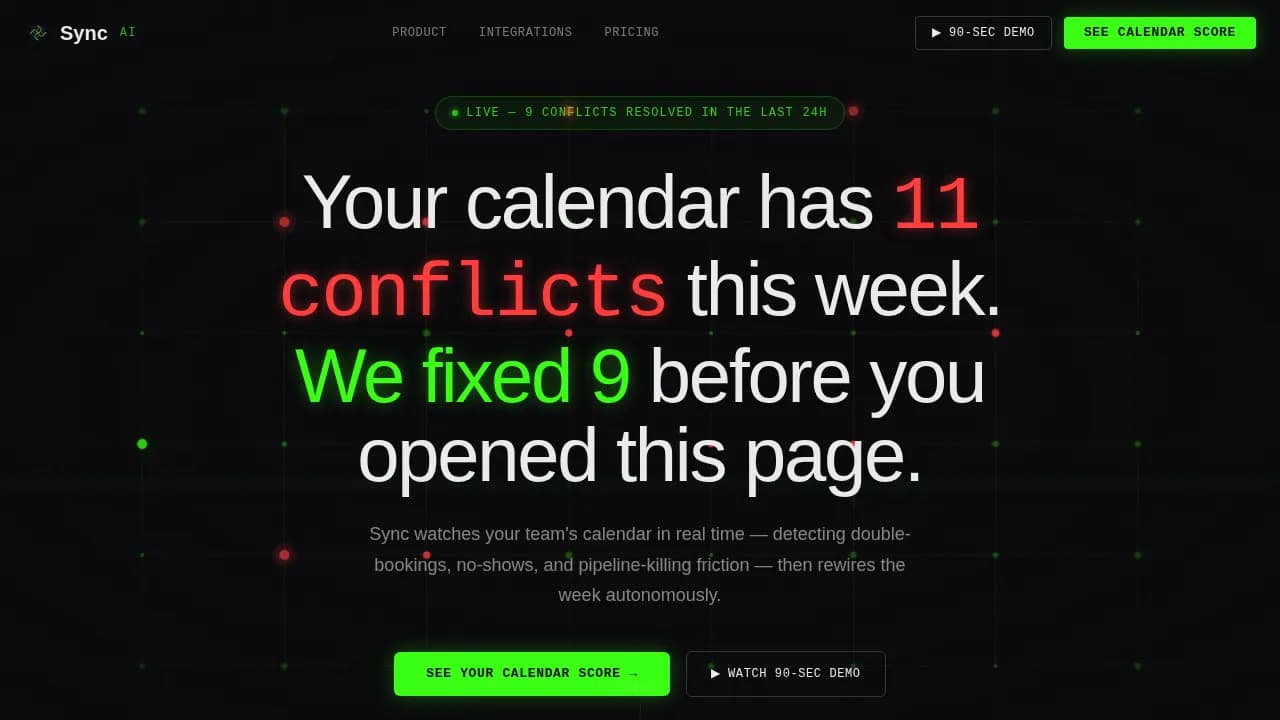 AI for SaaS B2B Professional Website Template
