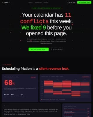 AI for SaaS B2B Professional Website Template