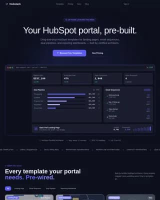 Blueprint — Pre-Built HubSpot Library Landing Page Template