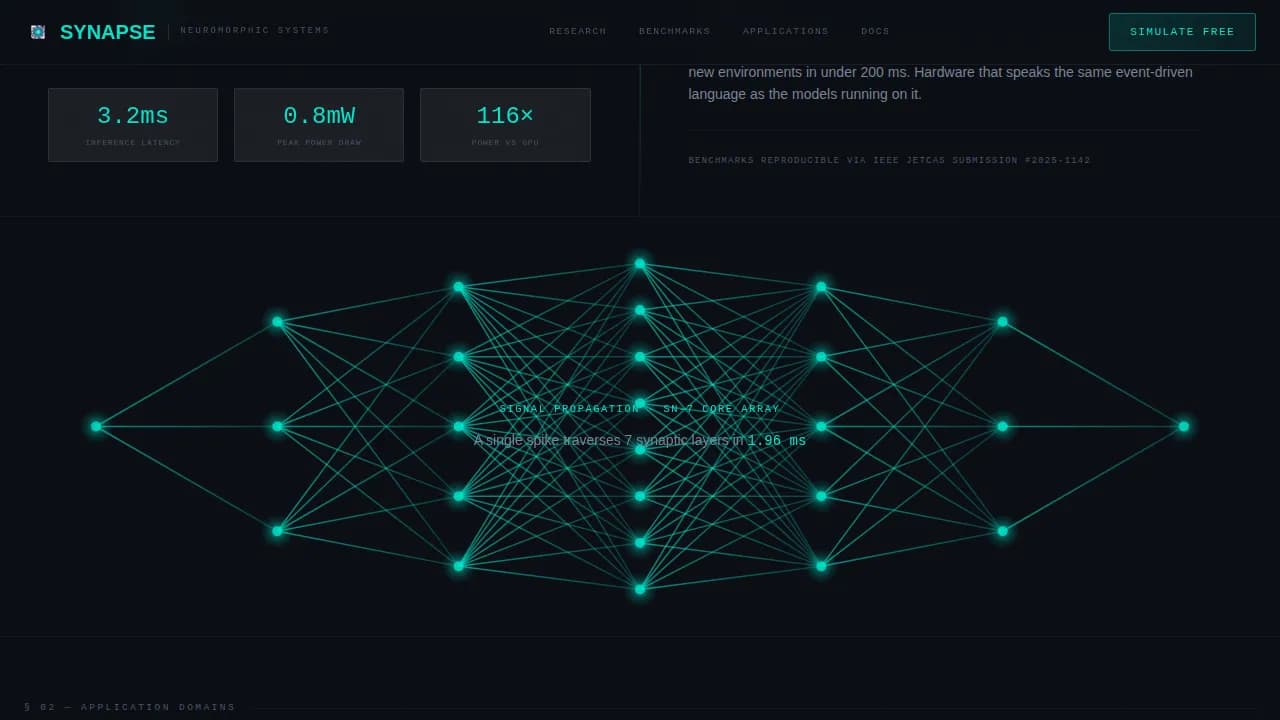 Compute — Neuromorphic Research Lab Landing Page Template