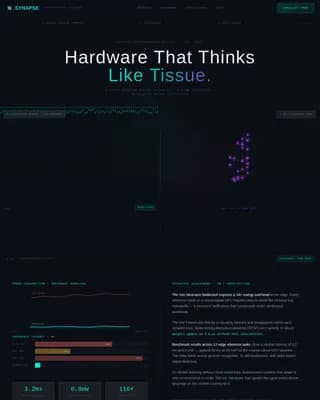 Compute — Neuromorphic Research Lab Landing Page Template