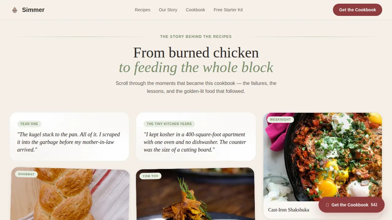 Kosher Food & Dining Professional Website Template