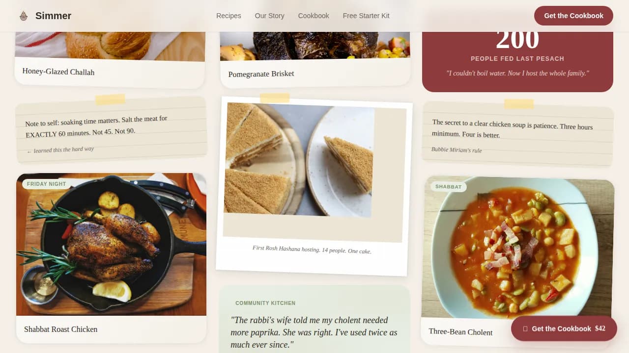 Kosher Food & Dining Professional Website Template