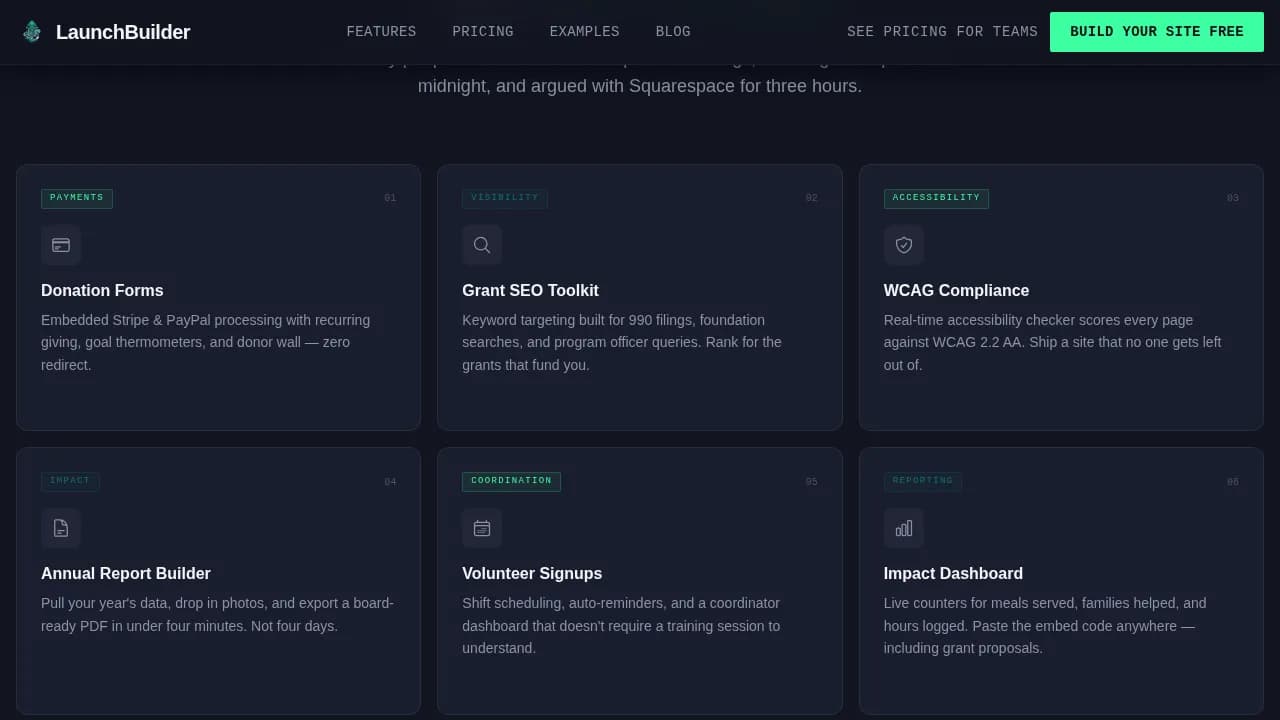 Mission — Build Relentless Websites Landing Page Template