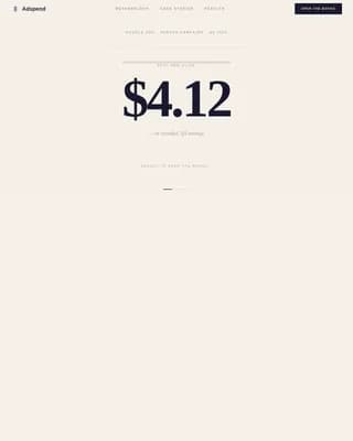 Adspend - Precision PPC Rebuild Landing Page Template