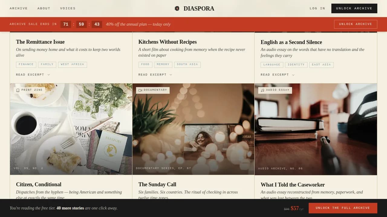 Immigrant-Owned Professional Website Template