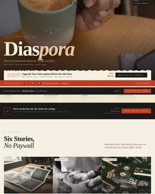 Immigrant-Owned Professional Website Template