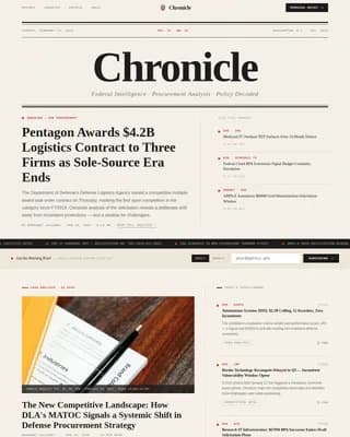 Archive — Authoritative Intelligence Briefing Landing Page Template