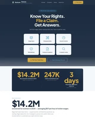 Codify — Comprehensive Legal Resources Landing Page Template