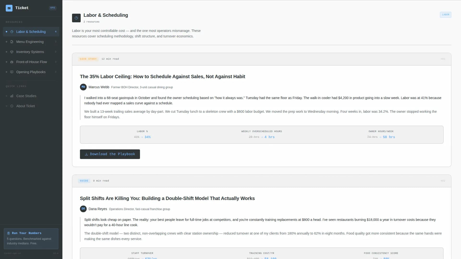 Restaurant Consulting Professional Website Template