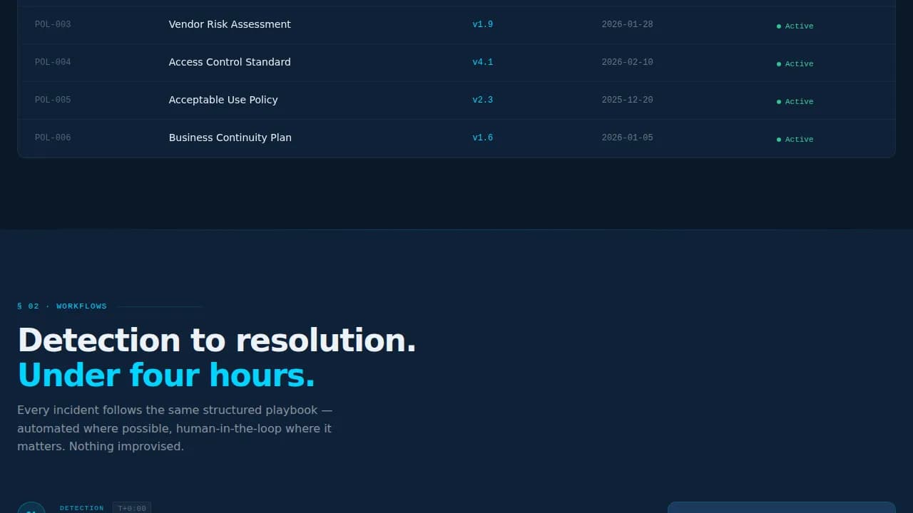 Certify — Advanced Regulatory Governance Landing Page Template