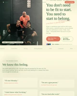 Strength — Dynamic Fitness Marketplace Landing Page Template