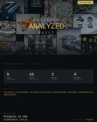 Mechanical Engineer Profile Pre-Launch Website Template