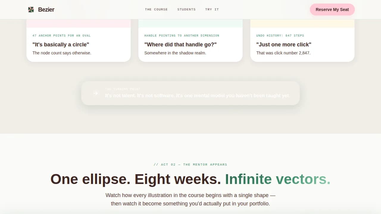 Sketch — Expert Vector Design Landing Page Template