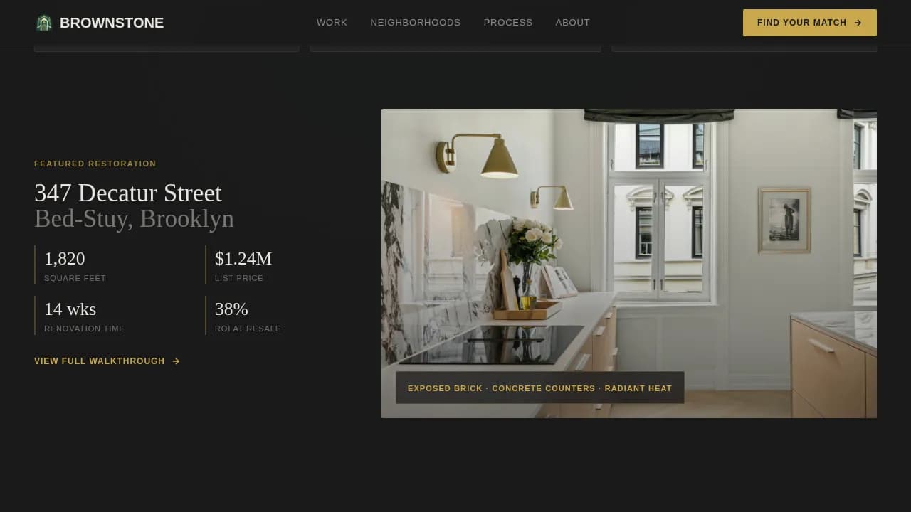 Masonry — Premium Historic Restoration Landing Page Template