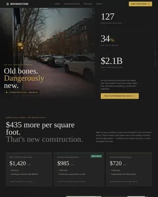Masonry — Premium Historic Restoration Landing Page Template