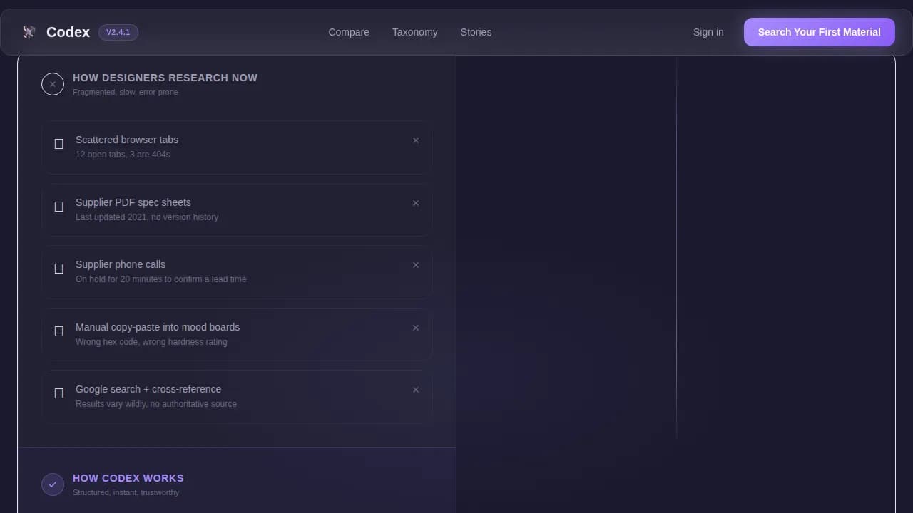 Blueprint — Advanced Material Science Hub Landing Page Template