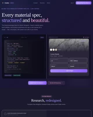 Blueprint — Advanced Material Science Hub Landing Page Template