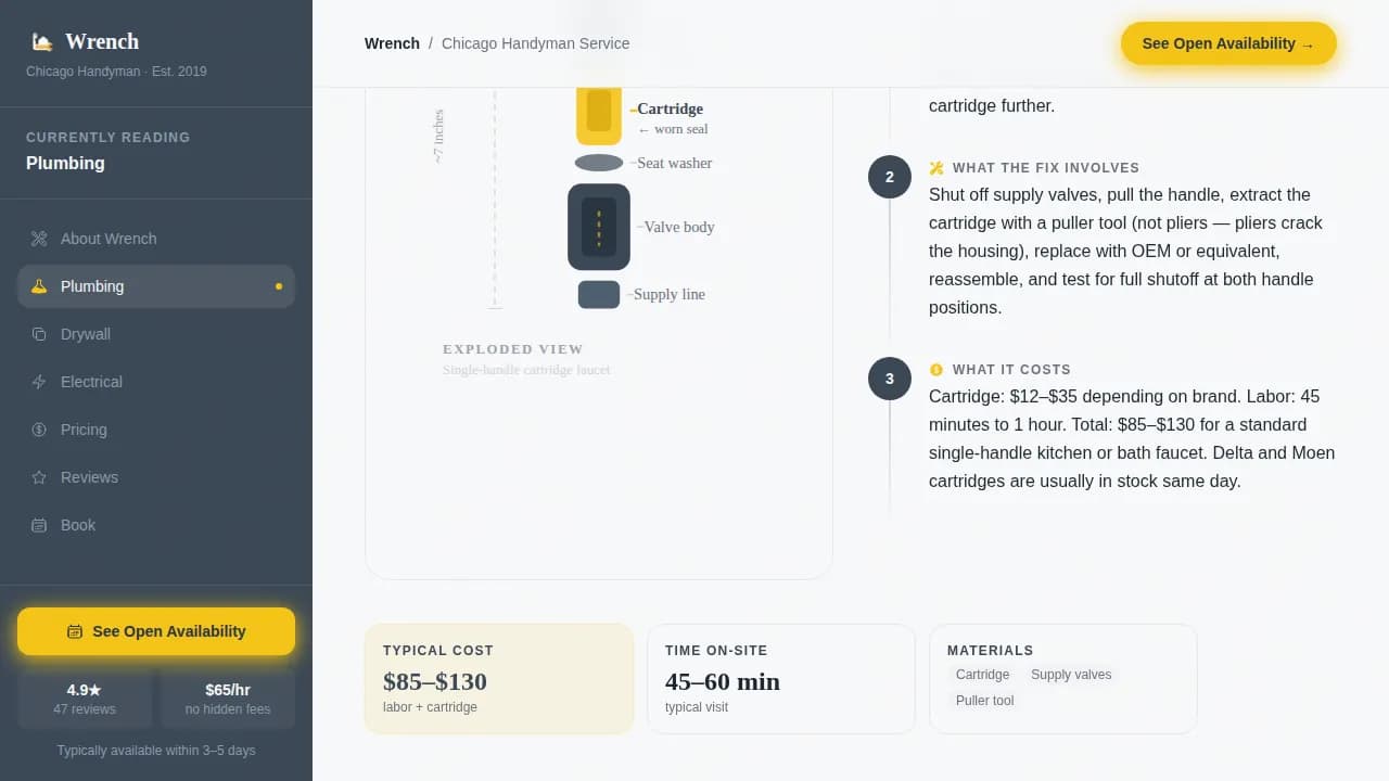 Repair — Dependable Handyperson Solutions Landing Page Template