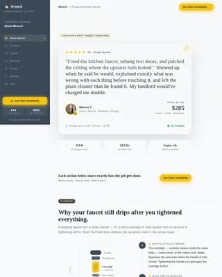 Repair — Dependable Handyperson Solutions Landing Page Template