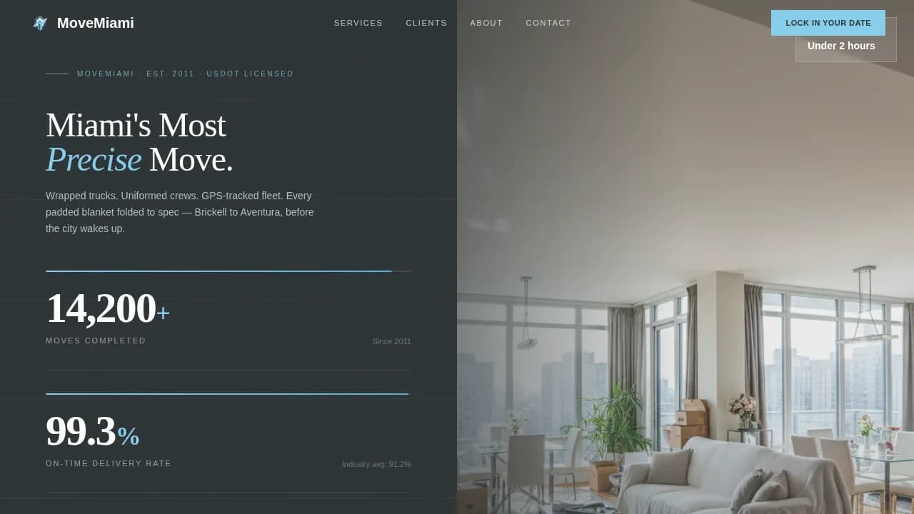 Transport — Seamless Logistics Services Landing Page Template