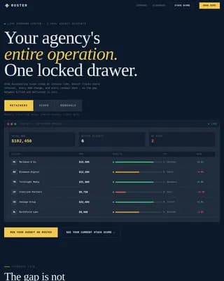Roster — Dynamic Agency Retainer Landing Page Template