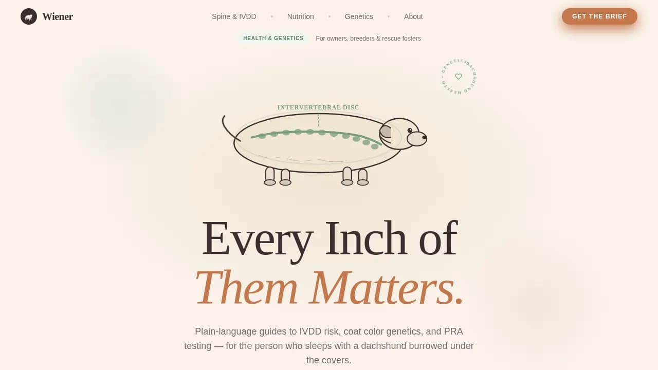 Dog Complete Blog Website Template