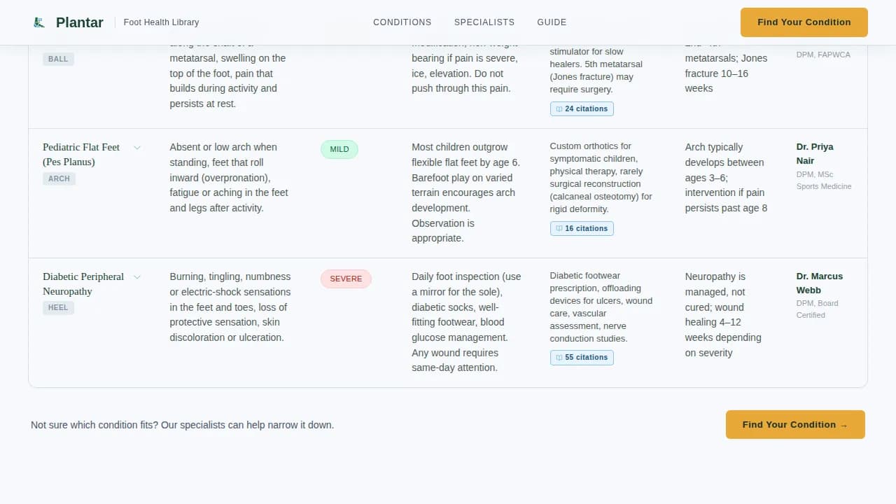 Stride — Premier Podiatric Solutions Landing Page Template