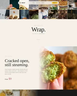 Feast — Dynamic Street Food Catering Landing Page Template