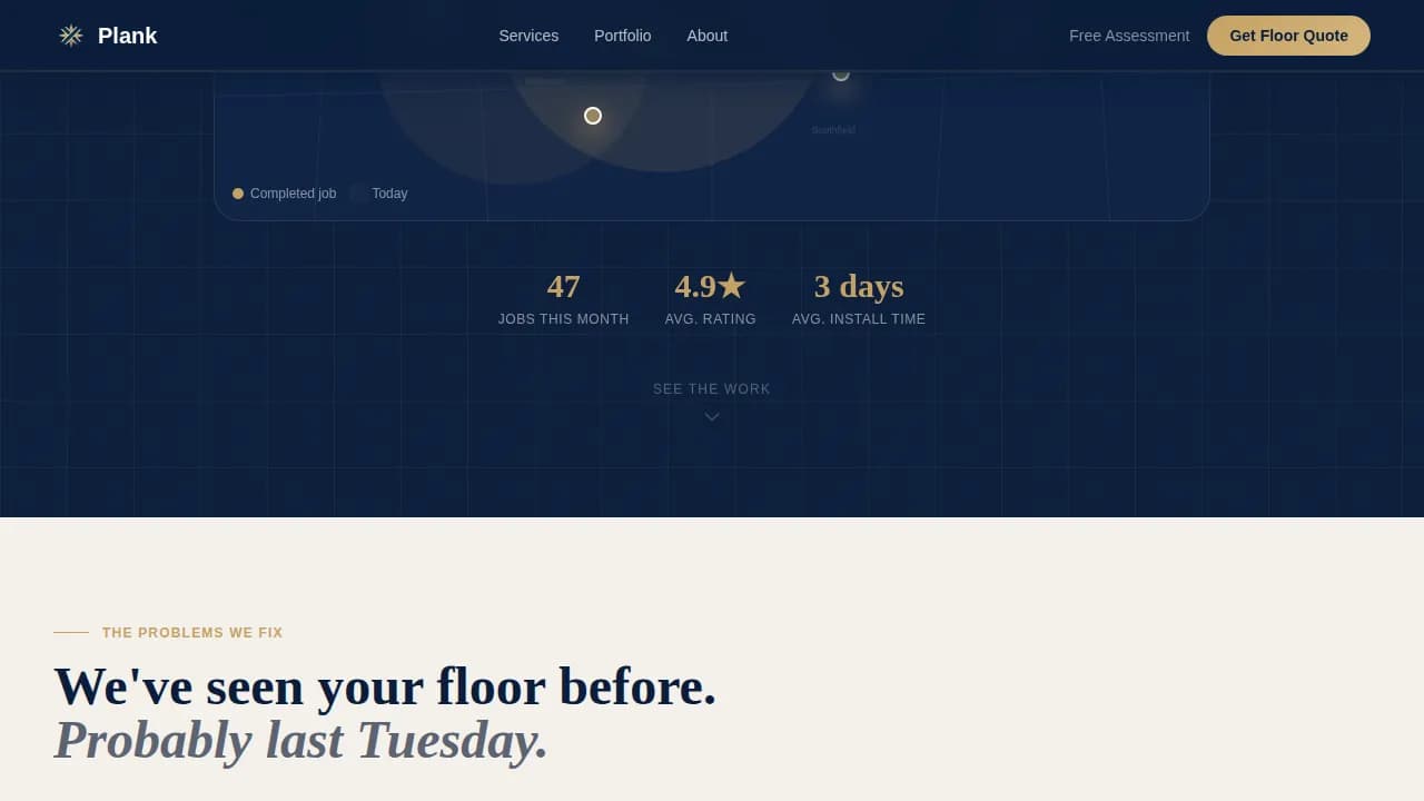 Grain — Wood Restoration Conversion Landing Page Template