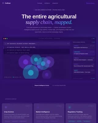 Harvest — Smart Agri-Tech Platform Landing Page Template