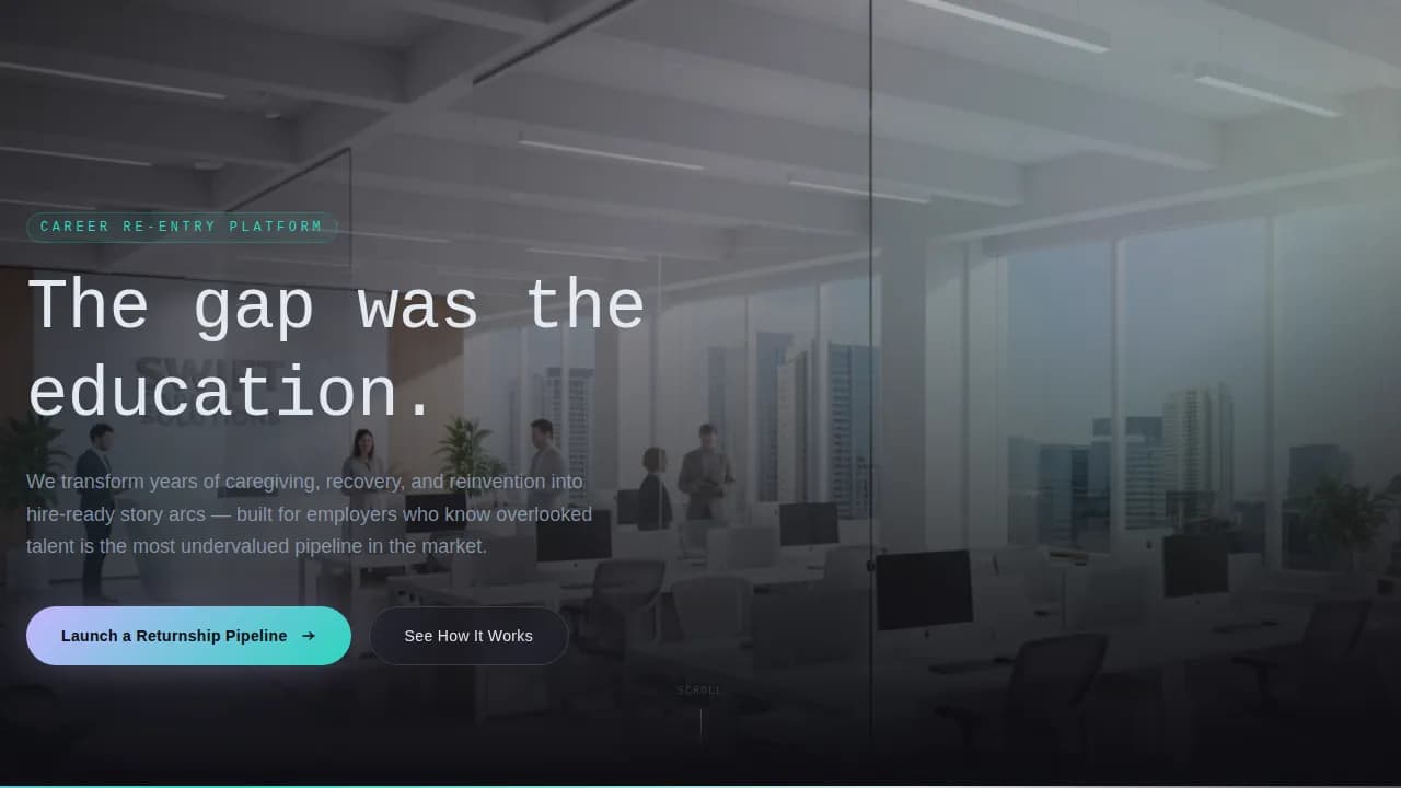 Elevate — Transformative Career Transition Landing Page Template