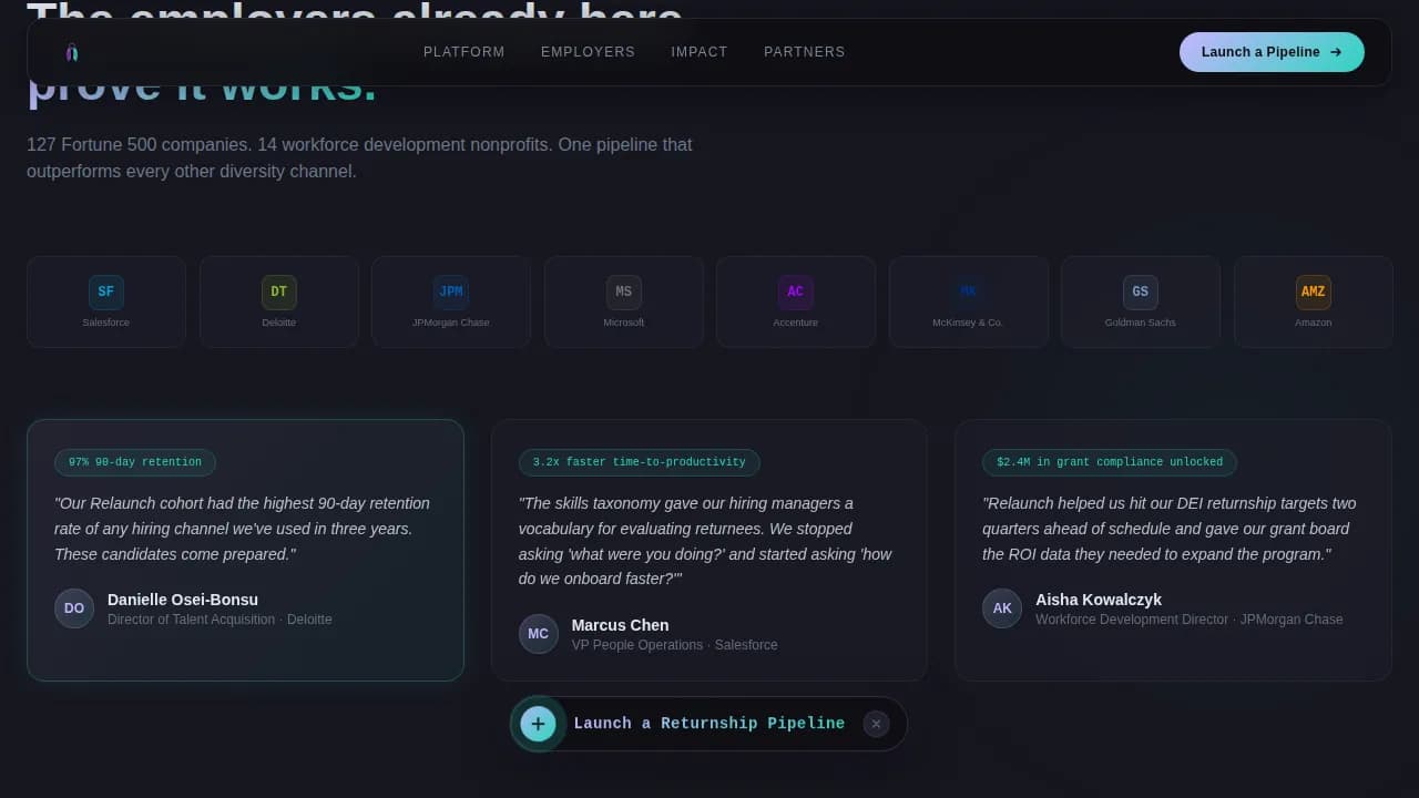 Elevate — Transformative Career Transition Landing Page Template