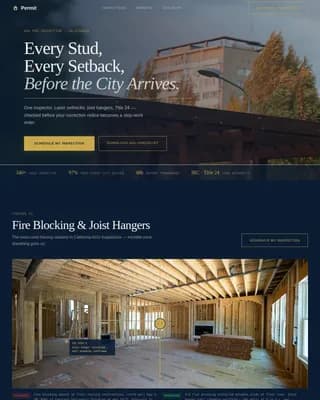 Permit - Professional ADU Inspection Landing Page Template