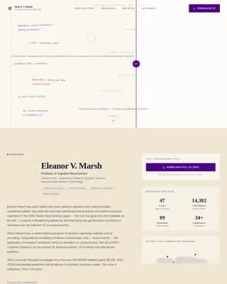 Chronicle — Authoritative Academic Portfolio Landing Page Template
