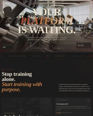 Powerhouse — Champion Strength Community Landing Page Template