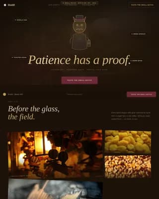 Craft — Premium Artisanal Spirits Landing Page Template