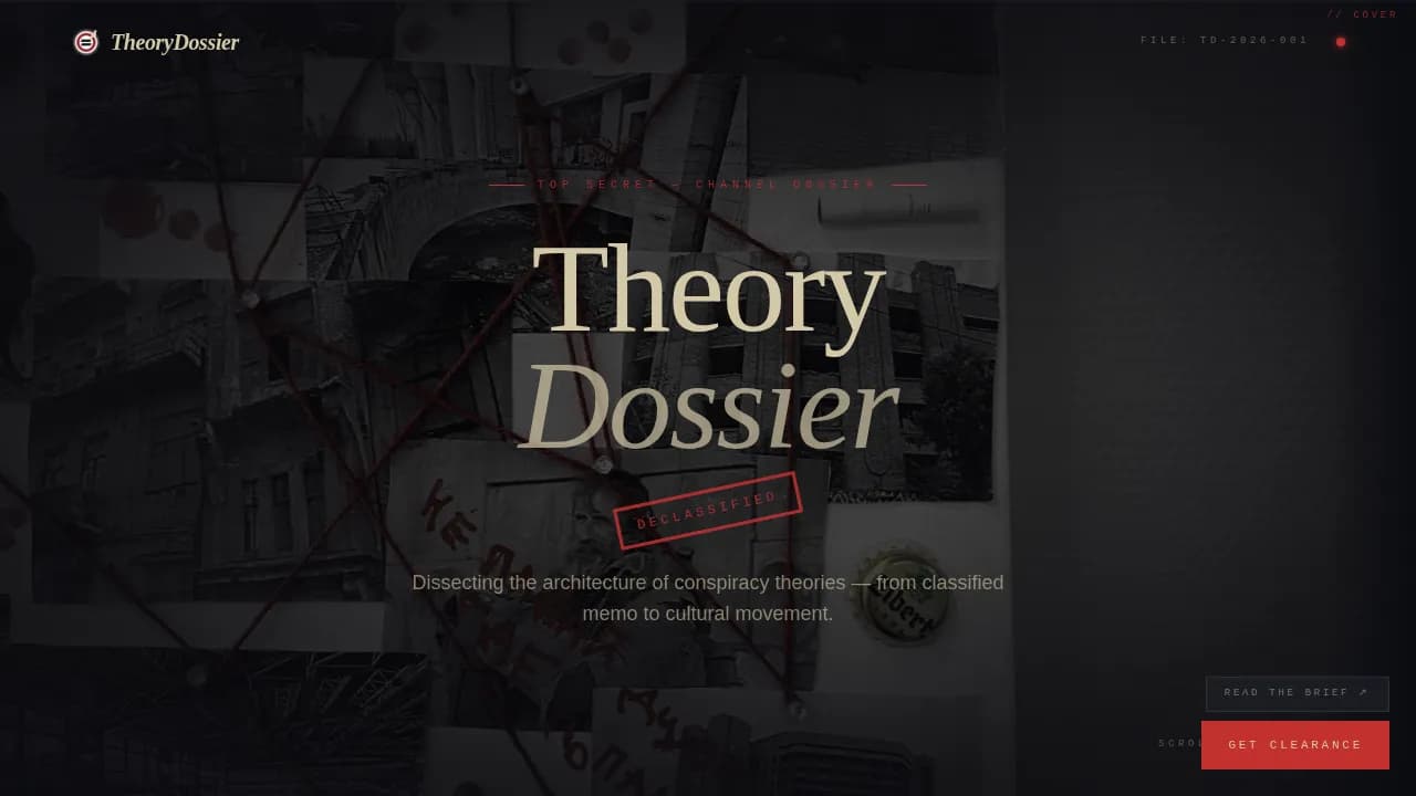 Expose — Investigative Analysis Platform Landing Page Template