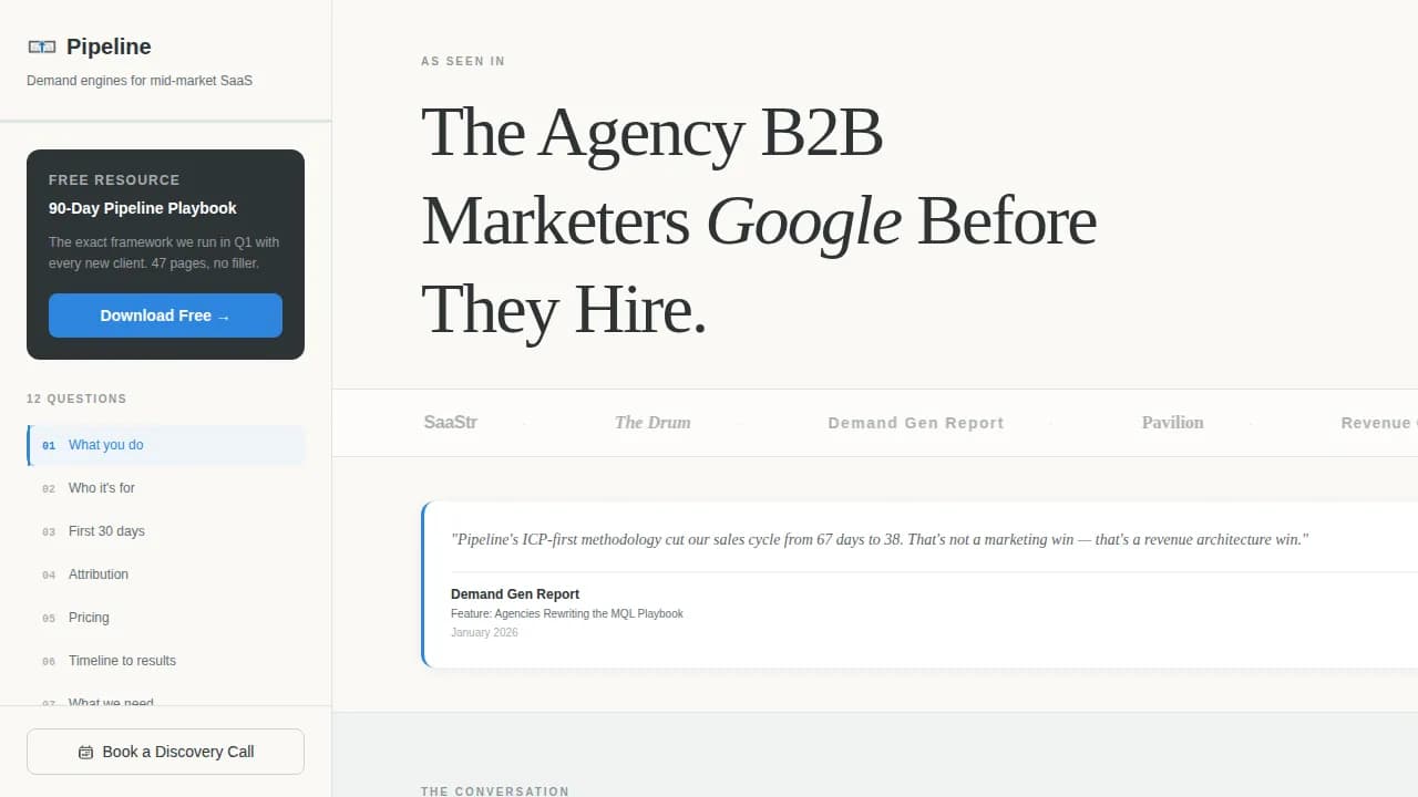 Accelerate — Powerhouse B2B Lead Generation Landing Page Template