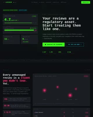 Trust — Dynamic Wealth Reputation Landing Page Template