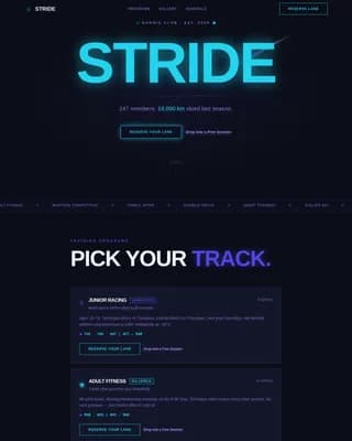 Traverse — Elite Nordic Sports Landing Page Template