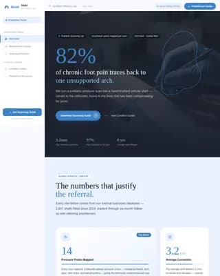 Form — Specialist Prosthetic Lab Landing Page Template