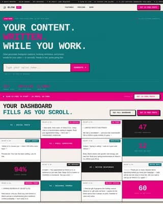 Radiance — Minimalist Beauty Automation Landing Page Template
