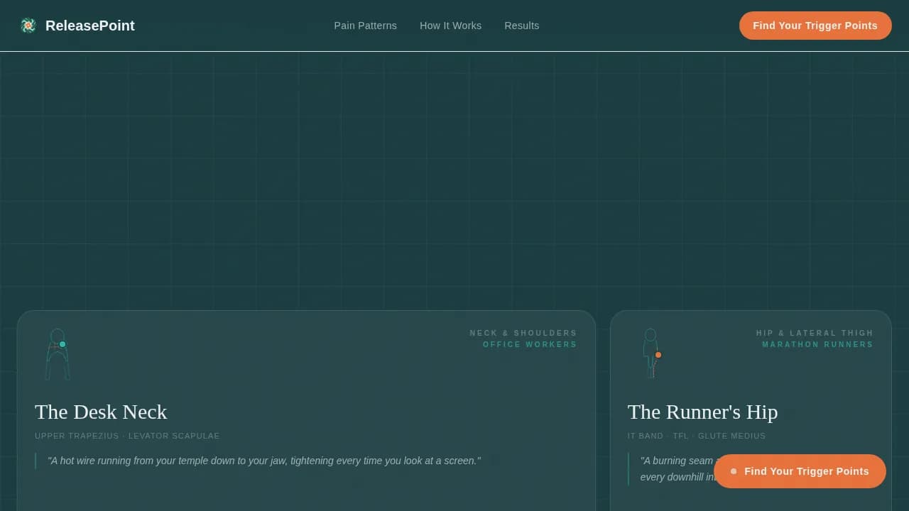 Wellness Modalities Booking Website Template
