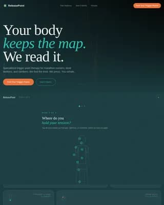 Wellness Modalities Booking Website Template
