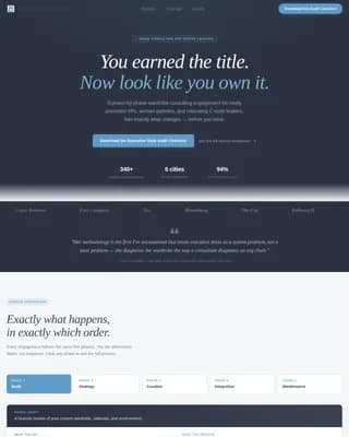Elevate — Professional Brand Styling Landing Page Template