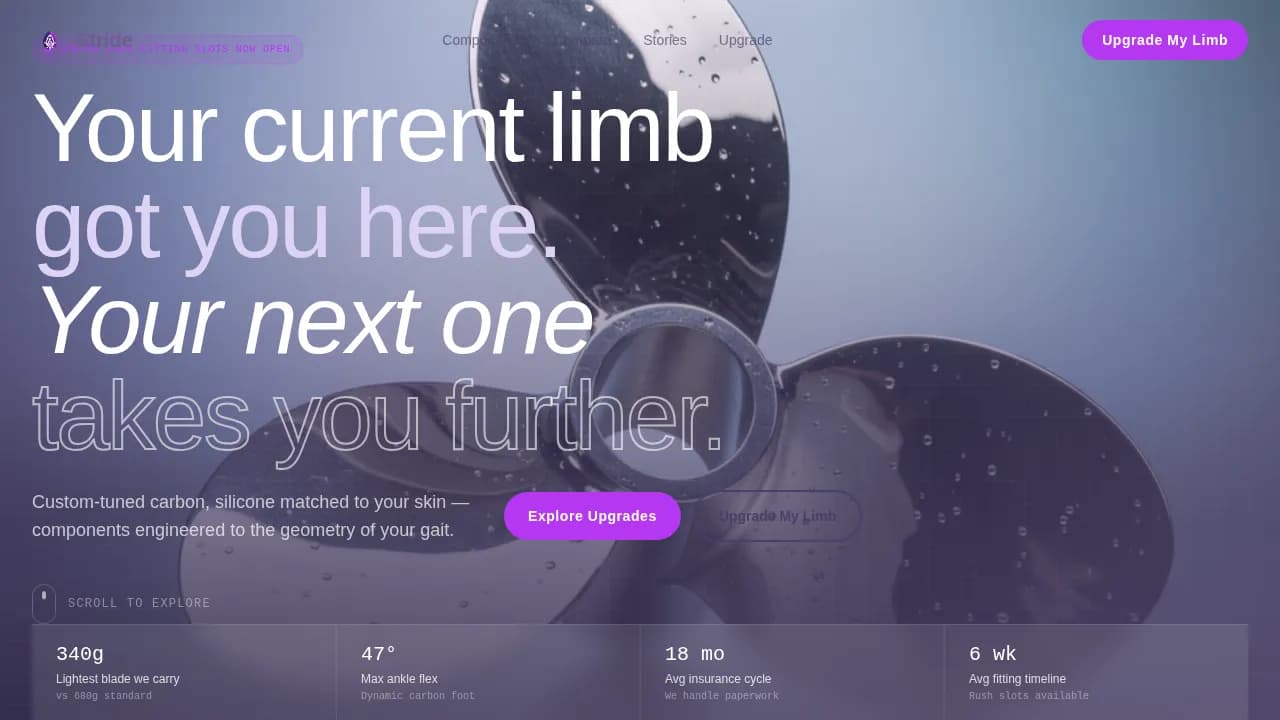 Local Brick & Mortar Professional Website Template