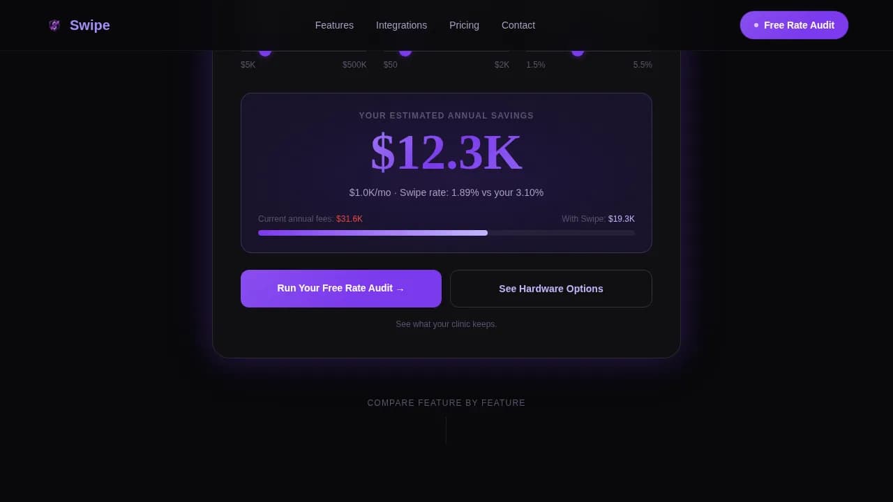 Veterinary Software Cost Calculator Website Template