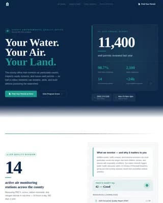 Permit — Trusted Environmental Licensing Landing Page Template